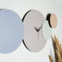 Wallity Maxico - Blue Reloj de Pared Decorativo de Metal